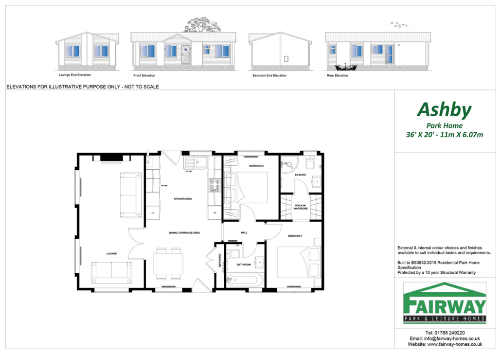 Fairway Ashby 36 x 20