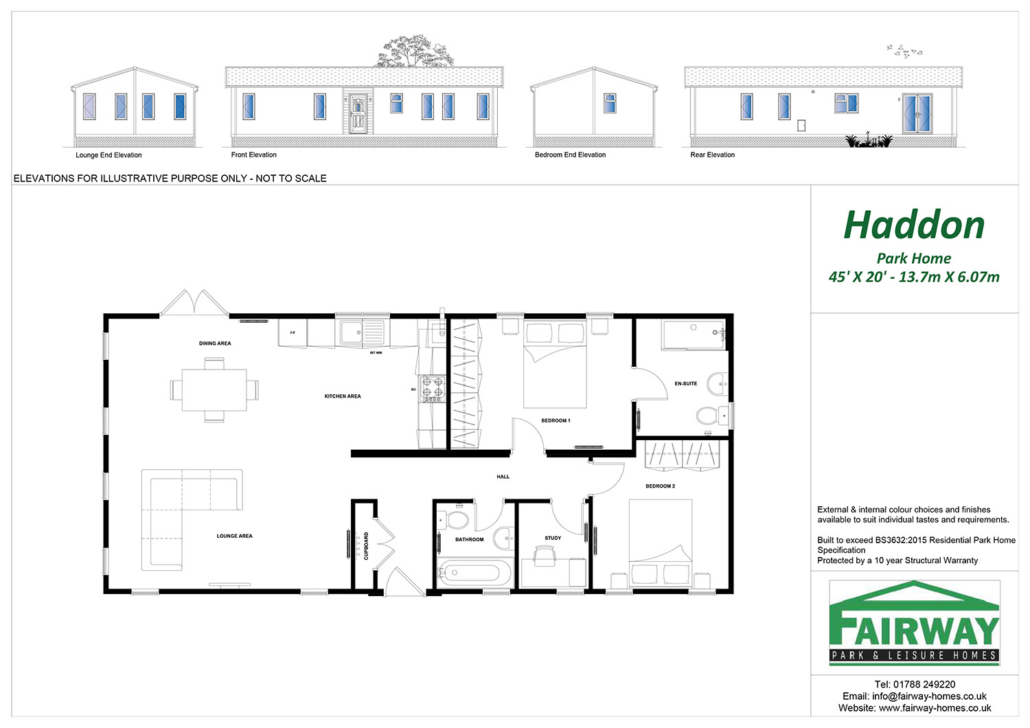 Haddon 45 x 20